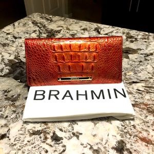 Brahmin Ady wallet in gorgeous Chili!